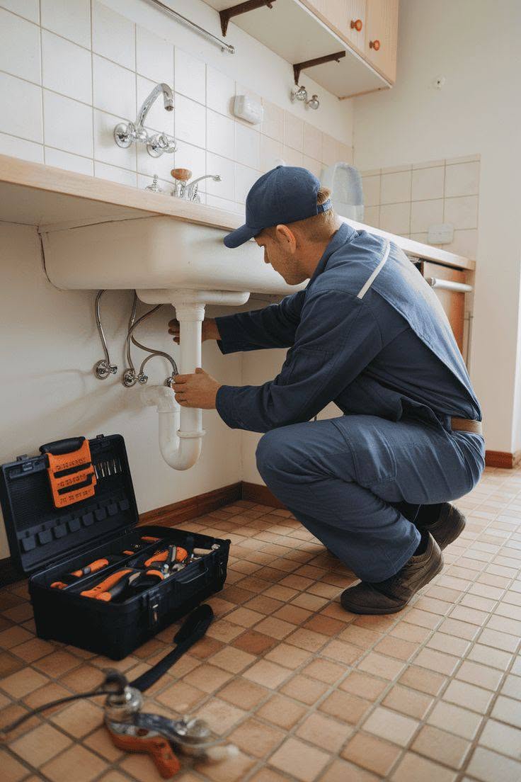 Lavabo Gideri Açma sonrası akış ve bağlantı kontrolü